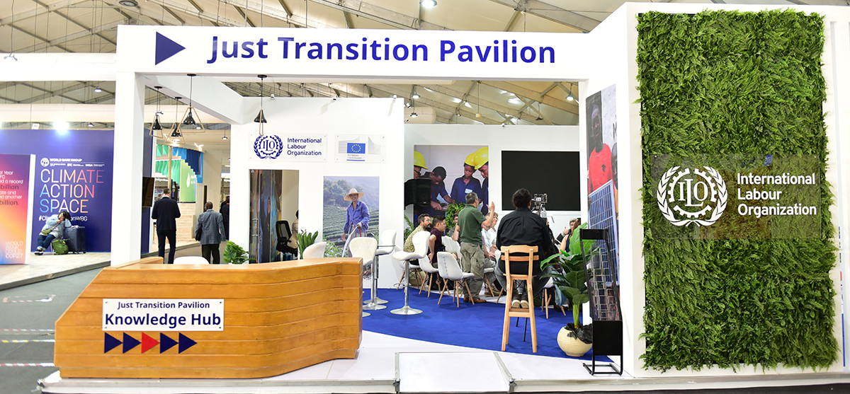 ILO Just Transition Pavilion at COP27