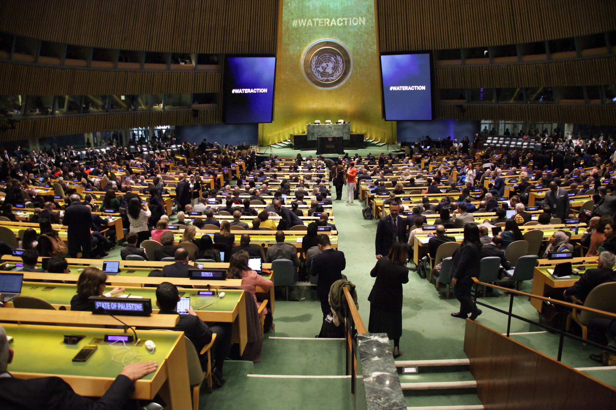 2023 UN water conference assembly hall