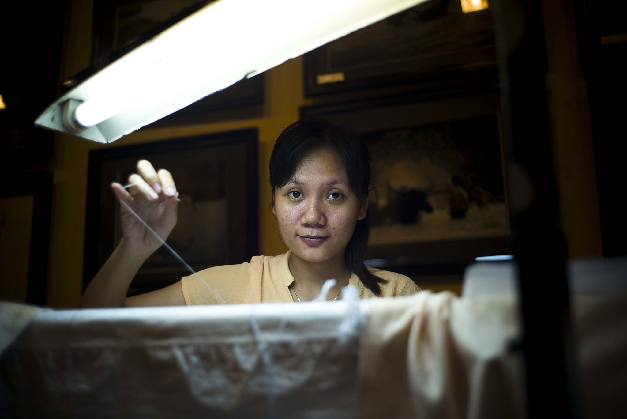 Seamstress in Vietnam