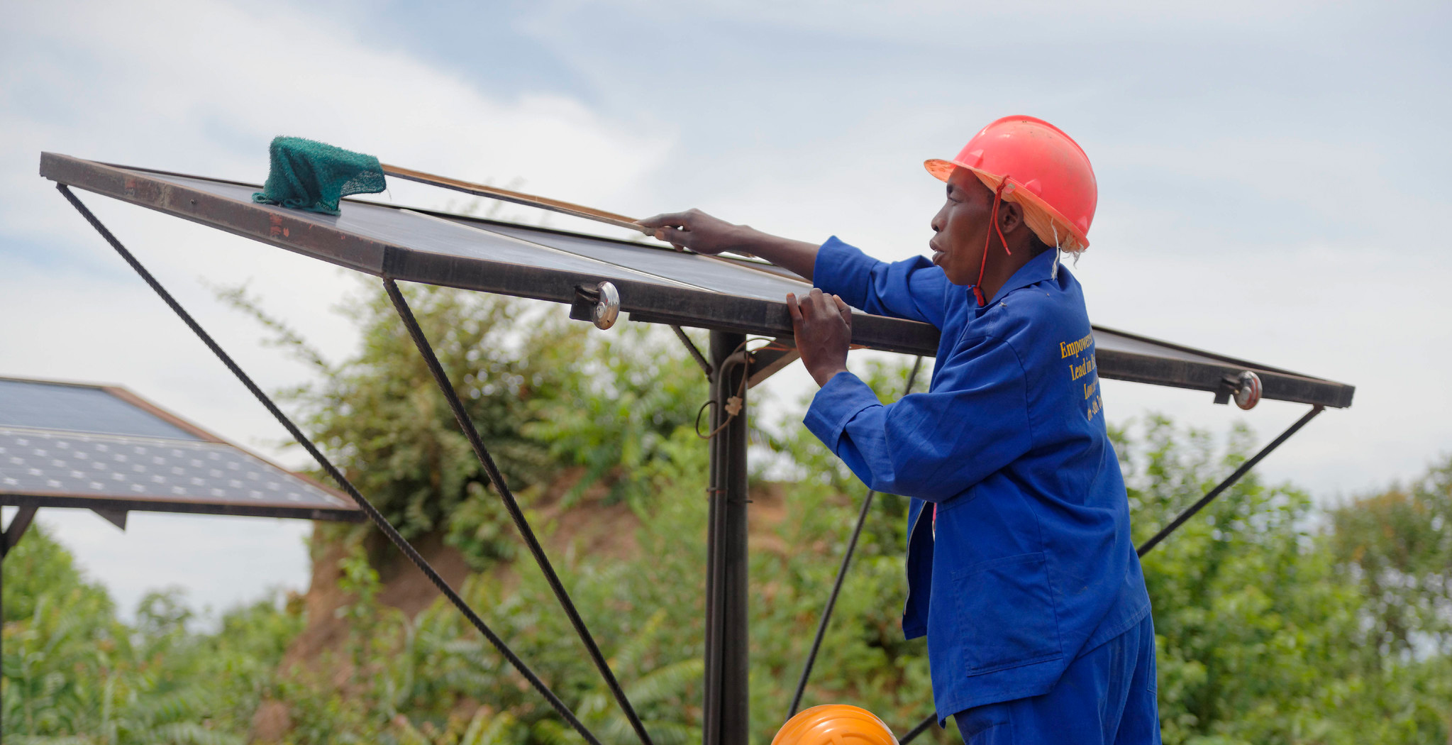 Solar energy skills project in Zambia
