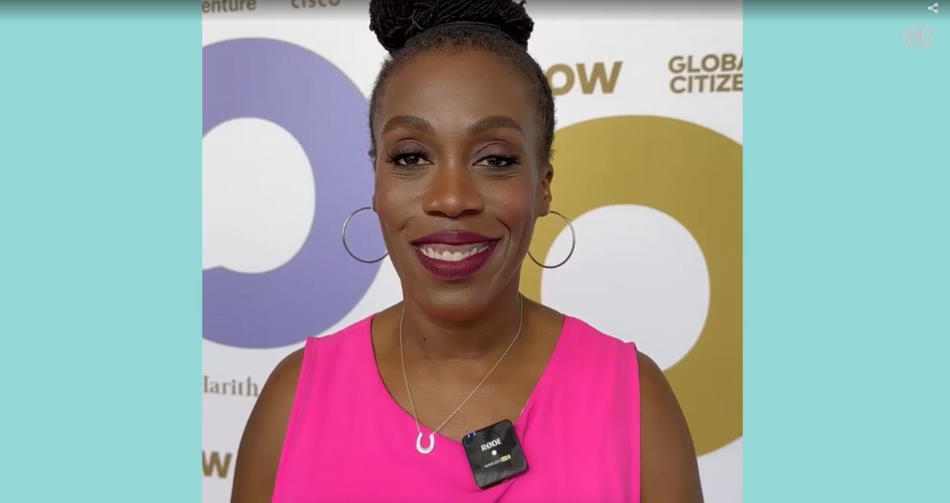 Tiffany Aliche, award-winning financial educator, at the Global Citizen Conference