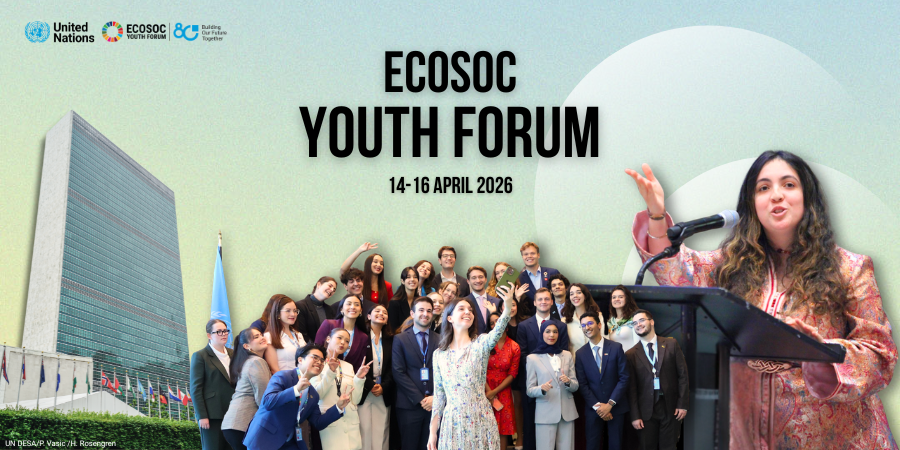 ECOSOC Youth Forum 2026 banner