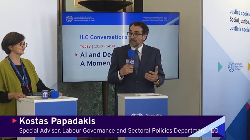 AI and decent work: A moment of choice