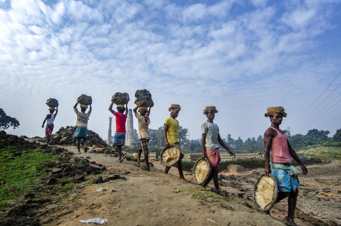 Bonded laborers in India