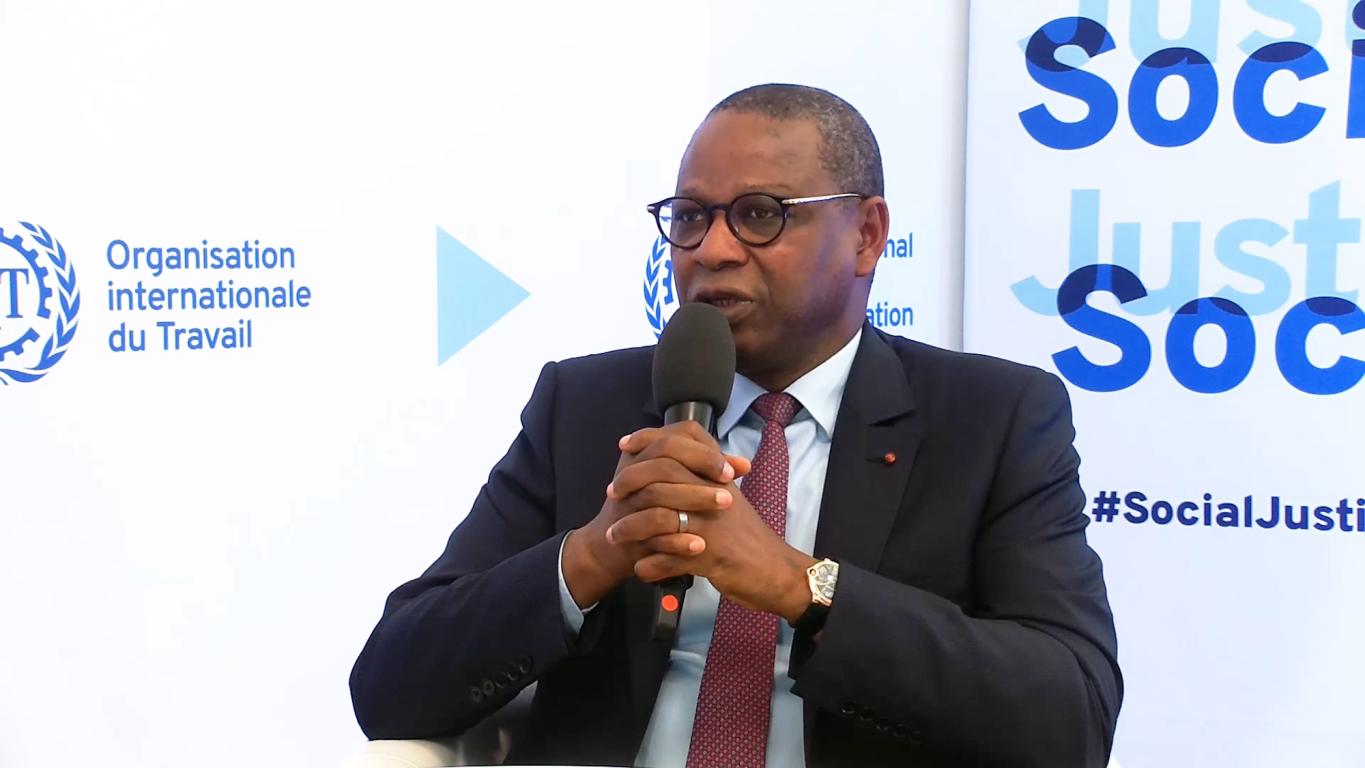 Adama Kamara Minister of Employment and Social Protection of the Republic of Côte d'Ivoire