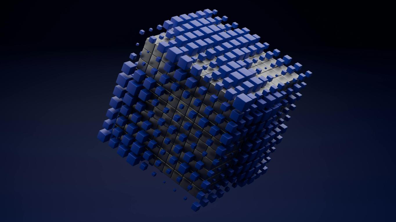 Abstract 3D cube