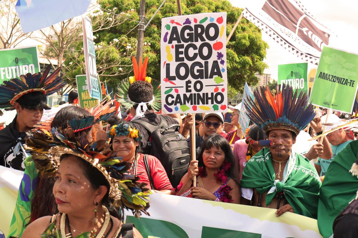 Manifestation during COP30 in Belém, Brazil 