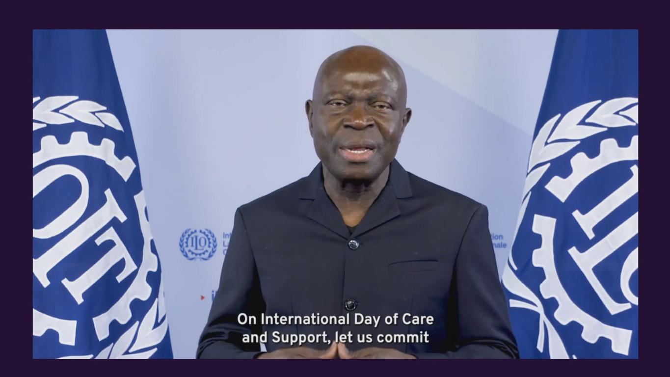 Building sustainable care and support systems through decent work