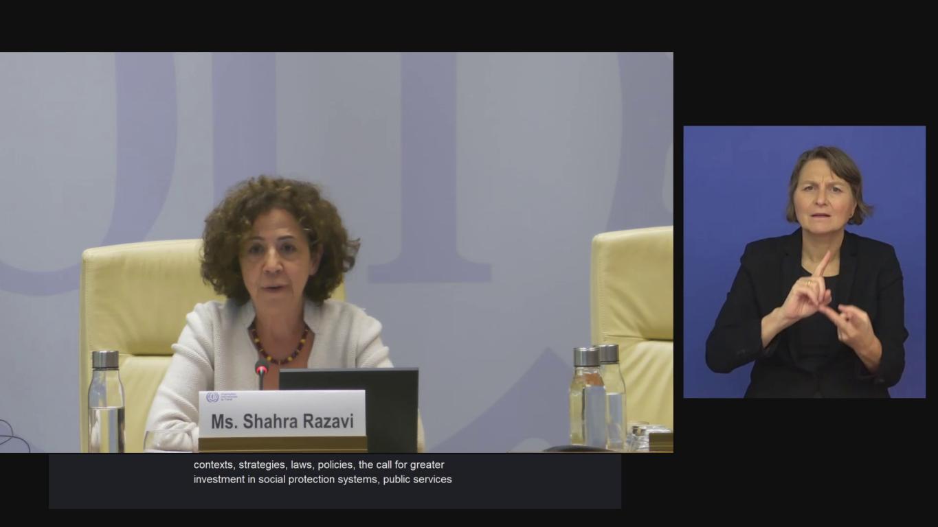 Building sustainable care and support systems through decent work