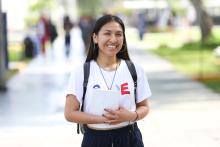 Female student in Colombia