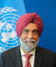 Headshot of Amandeep Singh Gill with turban