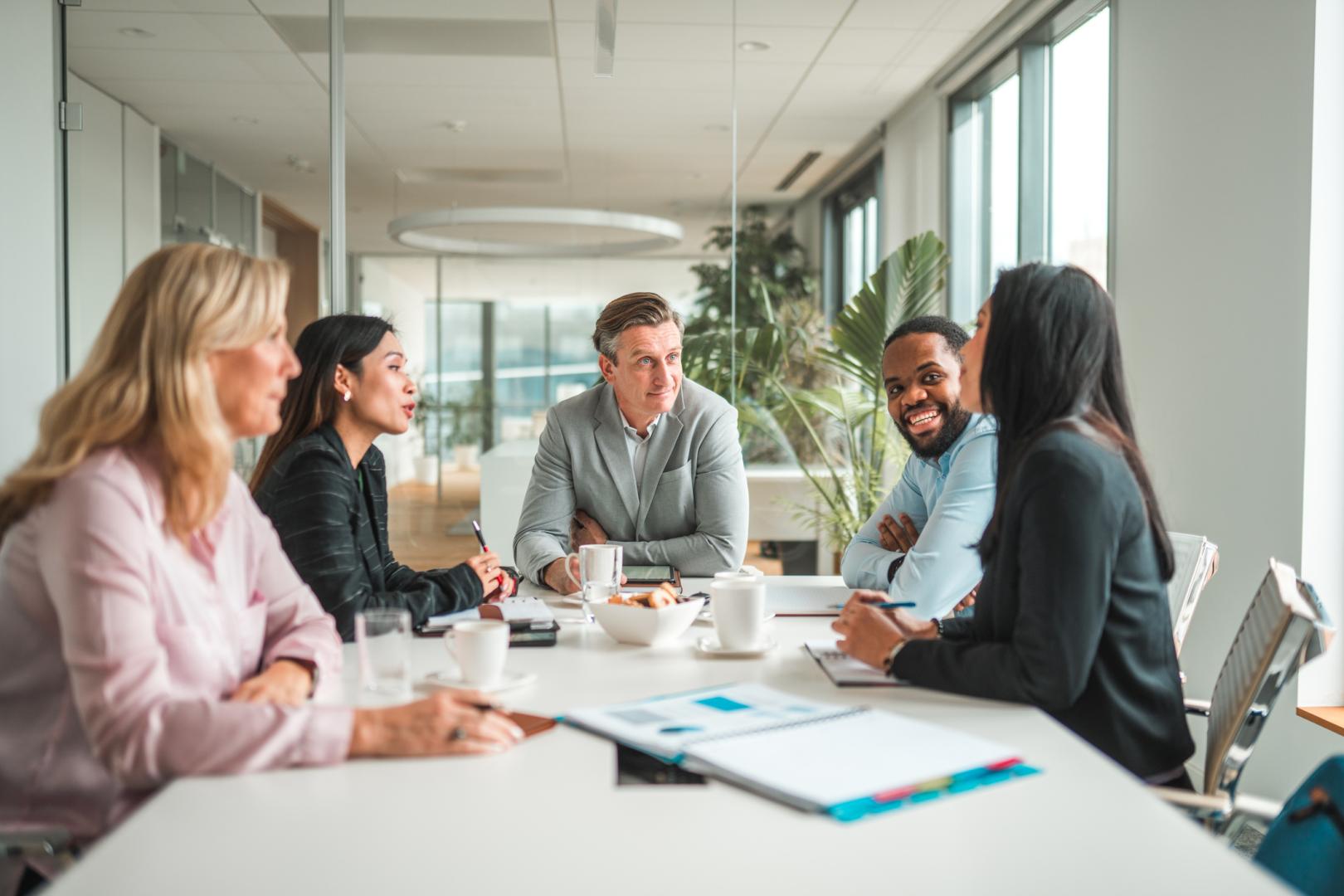 Colleagues in a meeting